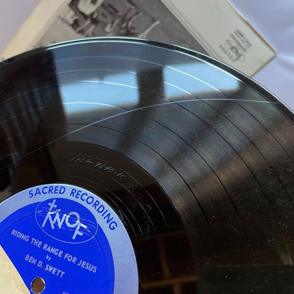 Riding The Range For Jesus USED VINYL RECORD Gospel 70s RCA/Sacred Knof Records - Picture 6 of 6